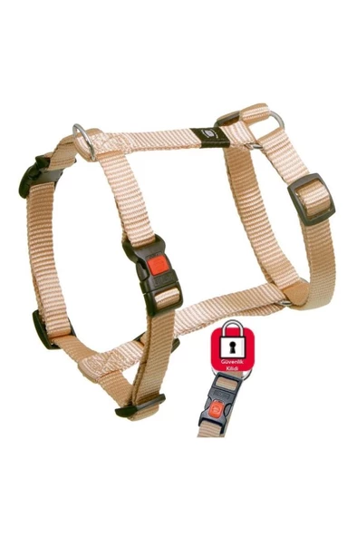 Karlie Kilitli Göğüs Tasması Xs 25-40Cm Bej