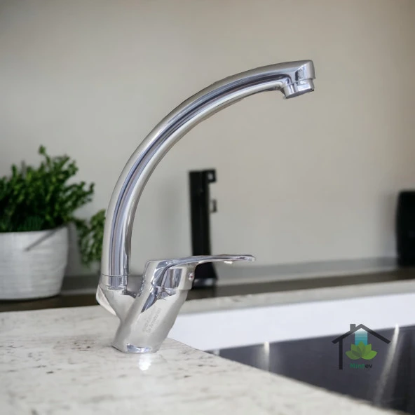 Krom Mix Komple Set Yeni Seri Yerli Üretim Mutfak Evye Banyo Ve Lavabo Bataryası - 2