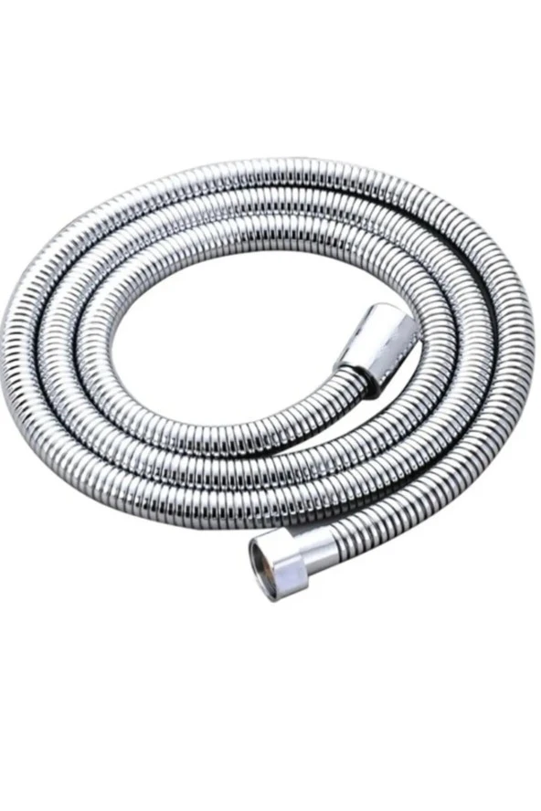 Krom Yüksek Basınçlı 5 Fonksiyonlu Ultra Lüx Duş Seti Başlık Krom Hortum Ve Mafsal - 5