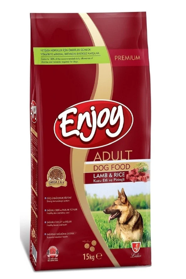 ENJOY LAMB & RICE ADULT DOG FOOD 15 KG