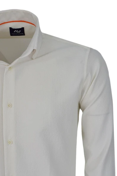 Erkek Spor Gofre Uzun Kol Gömlek BGL-ST03533 - Resim 12