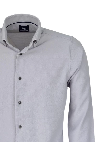 Erkek Spor Gofre Uzun Kol Gömlek BGL-ST03533 - Resim 10