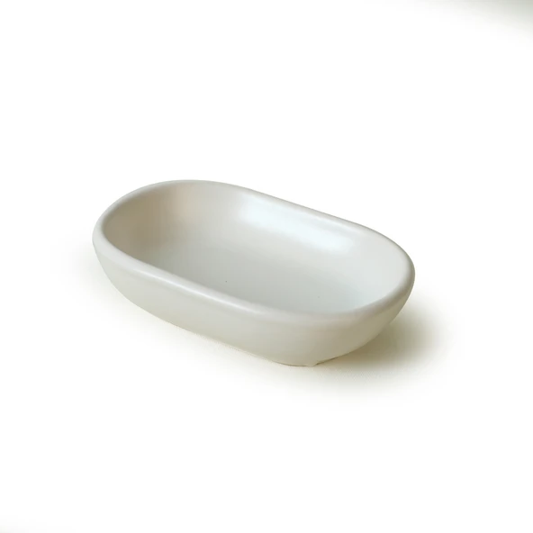 Keramika Mat Beyaz Noyan Çerezlik 11 Cm 6 Adet 022 - 3