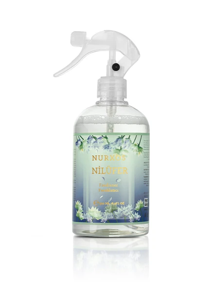 Nurxos 9688 Nilüfer Kutulu 2 Adet Kokulu Mum + Freshener Oda Spreyi - 5