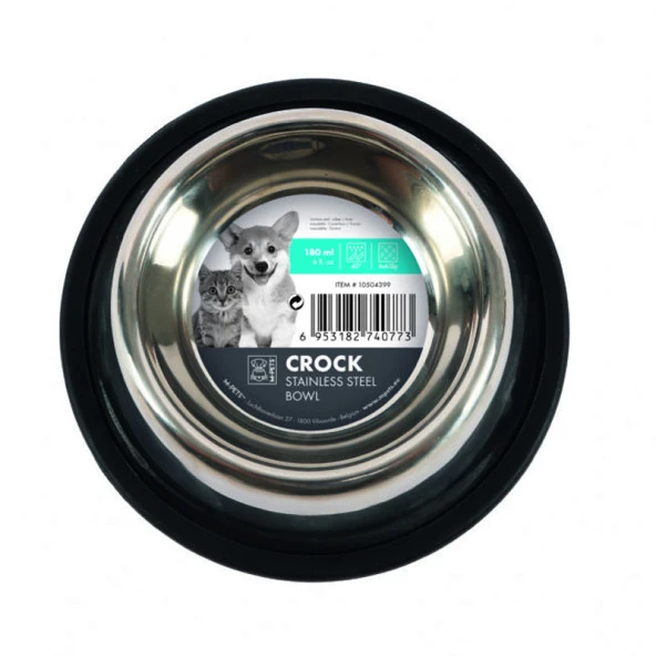 M-Pets Crock Çelik Mama ve Su Kabı XS
