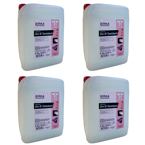Birka Endüstriyel Sıvı El Sabunu (Hindistan Cevizli), 4 Ad. x 5 Kg.