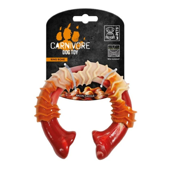 M-Pets Carnivore Ring Bone Bacon Köpek Oyuncağı