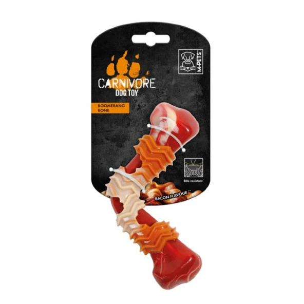 M-Pets Carnivore Boomerang Bone Bacon Köpek Oyuncağı