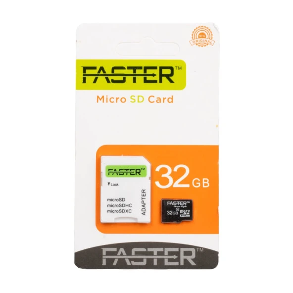FASTER 32 GB MICRO SD HAFIZA KARTI (44DEX34)