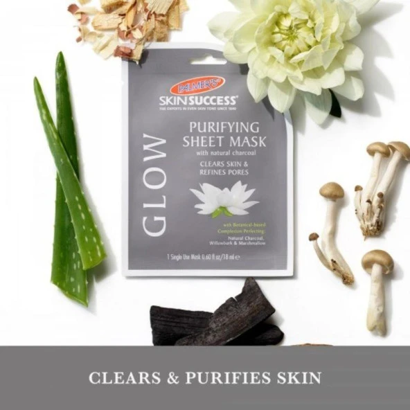 Palmer's Skin Success Glow Purifying Sheet Mask 18 ml Arındırıcı Maske - 3