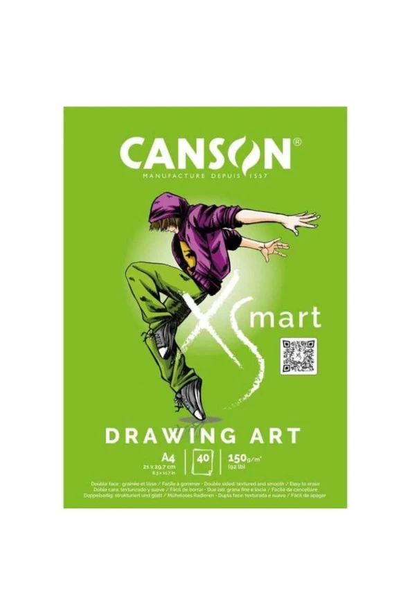 XSMART DRAWING ART A4 150G 40 Sayfa