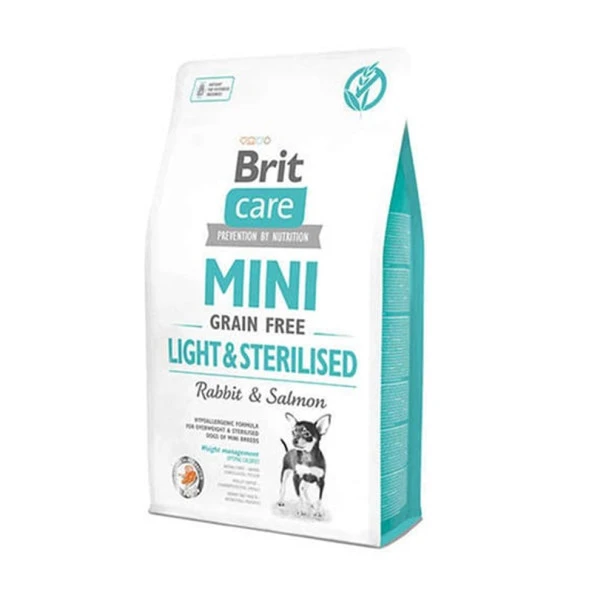 Brit Care Mini Light Sterilised Geyikli Köpek Maması 2 Kg