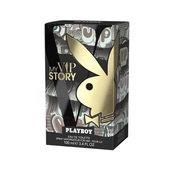 Playboy My VIP Story EDT 100 ml Erkek Parfüm - Resim 3