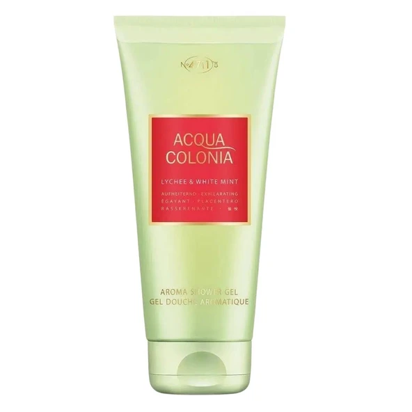 4711 Acqua Colonia Lychee & White Mint 200 ml Duş Jeli ürün görseli 1