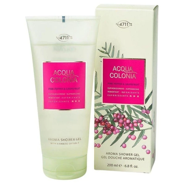 4711 Acqua Colonia Pink Pepper & Grapefruit Shower Gel 200 ml Duş Jeli - Resim 2