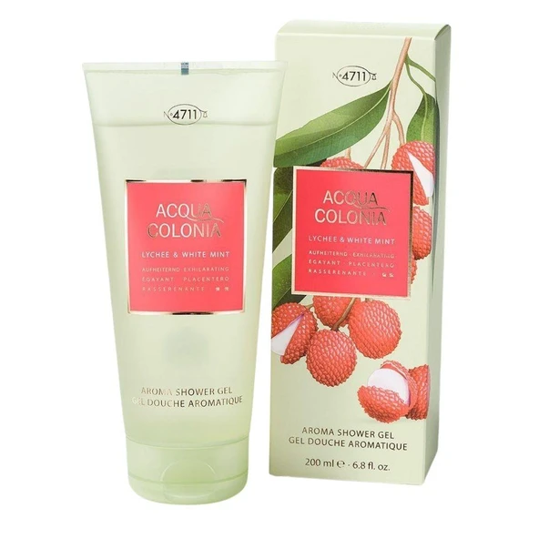 4711 Acqua Colonia Lychee & White Mint 200 ml Duş Jeli - Resim 2