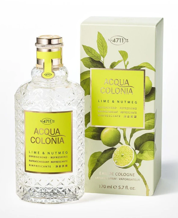 4711 Acqua Colonia Lime & Nutmeg EDC 170 ml Unisex Parfüm - Resim 2