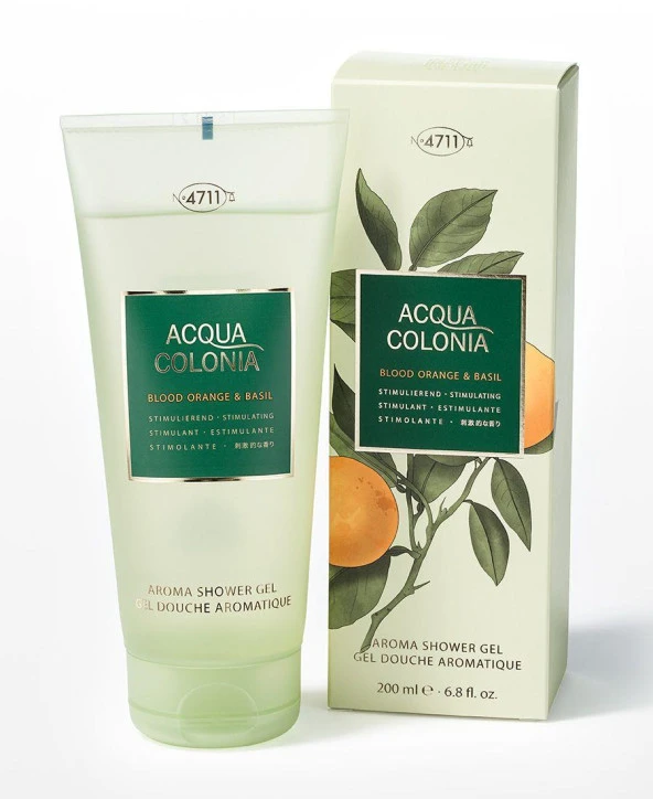 4711 Acqua Colonia Blood Orange & Basil Shower Gel 200 ml Duş Jeli - 2