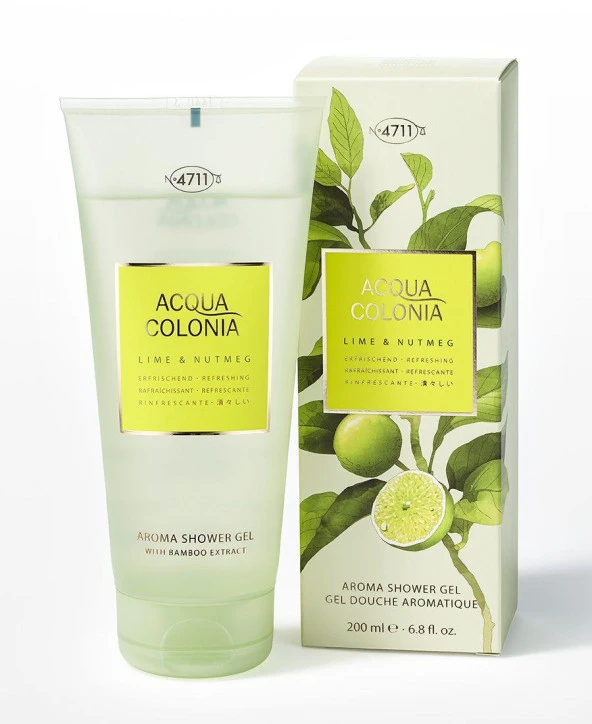 4711 Acqua Colonia Lime & Nutmeg Shower Gel 200 ml Duş Jeli - 2