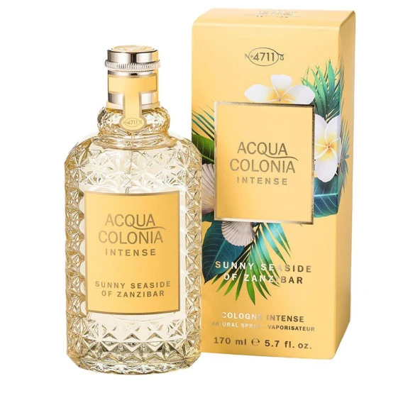 4711 Acqua Colonia Intense Sunny Seaside Of Zanzibar EDC 170 ml Unisex Parfüm - Resim 2