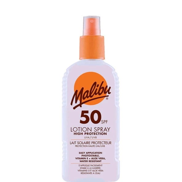 Malibu Güneş Koruyucu Sprey Losyon SPF50 200ml - 2
