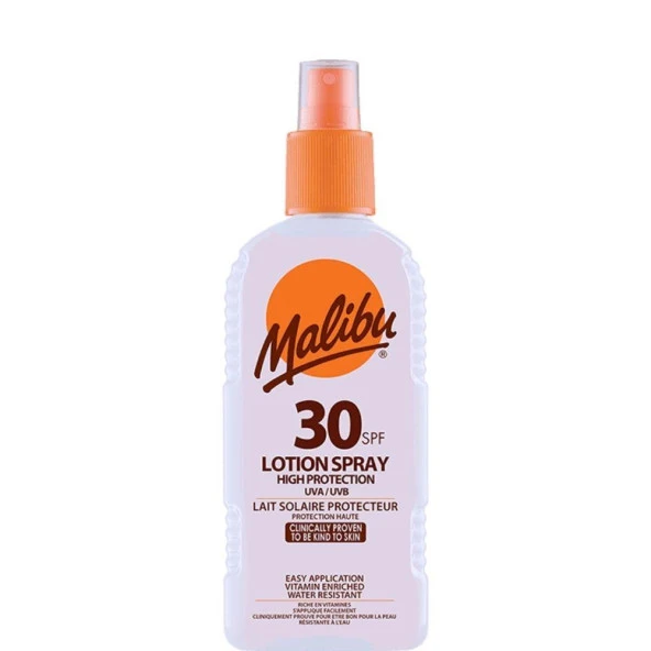 Malibu Güneş Koruyucu Sprey Losyon SPF30 200ml - 2