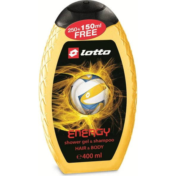 Lotto Energy Erkek Shower Gel , Shampoo 400 ml