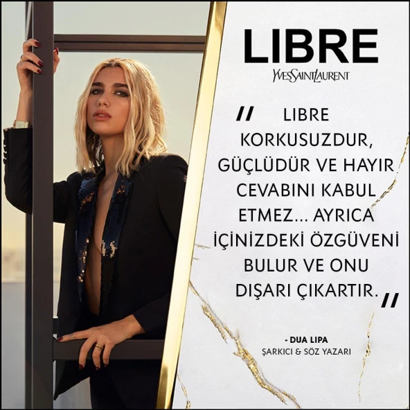Yves Saint Laurent Libre EDT 90 ml Kadın Parfümü - Resim 4