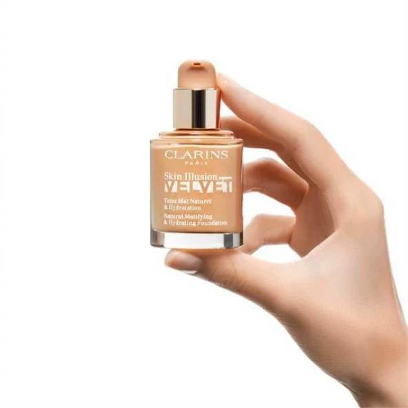 Clarins Skin Illusion Velvet 109C 30 ml Matlaştırıcı Fondöten - 3