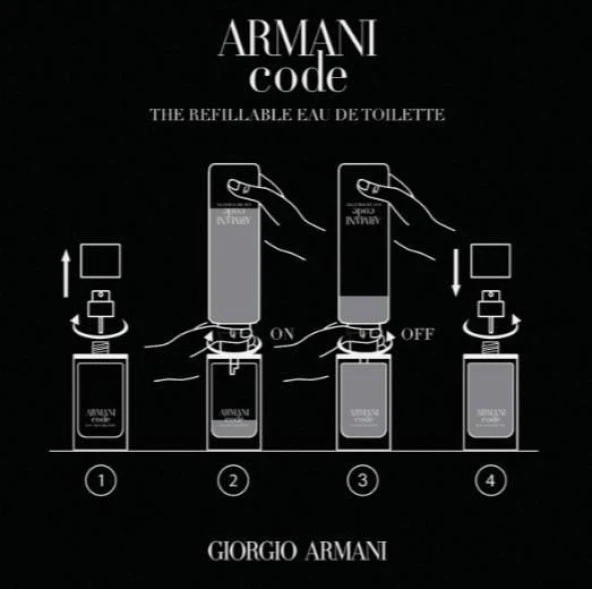 Giorgio Armani Code EDT 125 ml Erkek Parfümü - Resim 2