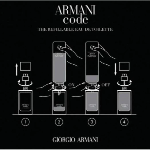 Giorgio Armani Code EDT 75 ml Erkek Parfümü - Resim 3
