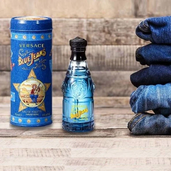 Versace Blue Jeans EDT 75 ml Erkek Parfümü - 5