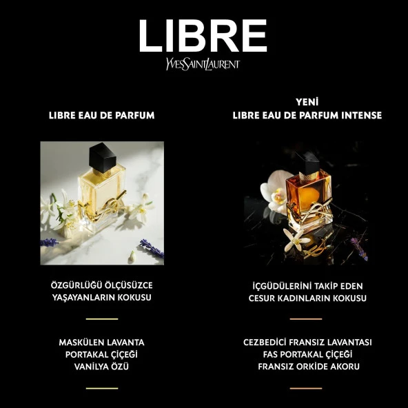 Yves Saint Laurent Libre Intense EDP 90 ml Kadın Parfümü - 4