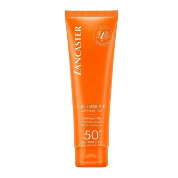 Lancaster Sun Sensitive Oil Free Milk 150 ml SPF50 Vücut Güneş Koruyucu