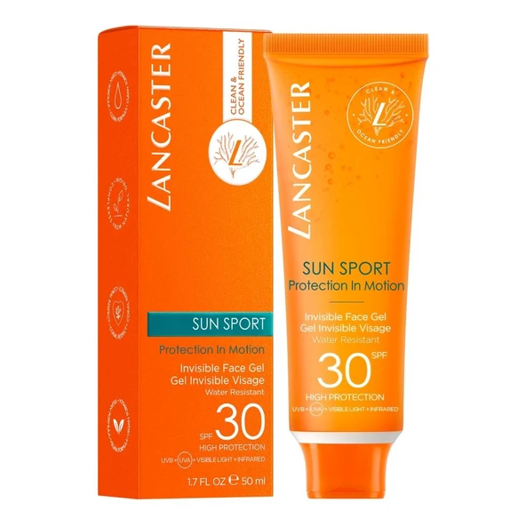 Lancaster Sun Sport Face Invisible Gel SPF30 50 ml Güneş Koruyucu
