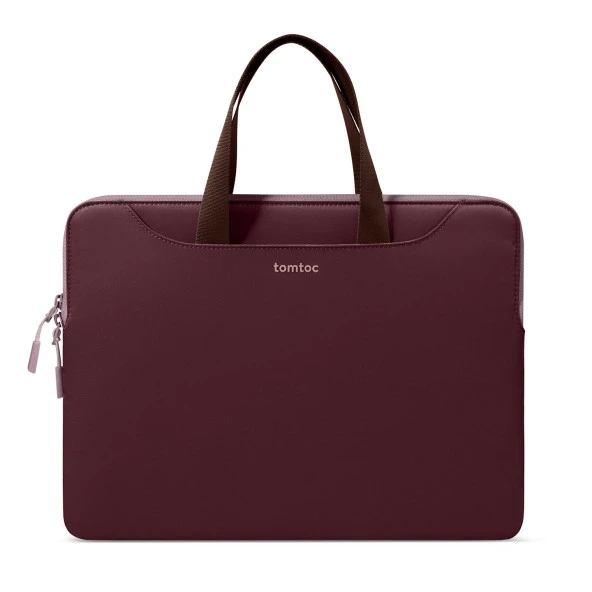 Tomtoc A21C1P1 - A21D3P1 13.5" Bordo/Pembe TheHer/Light Serisi Notebook El Çantası - Resim 2