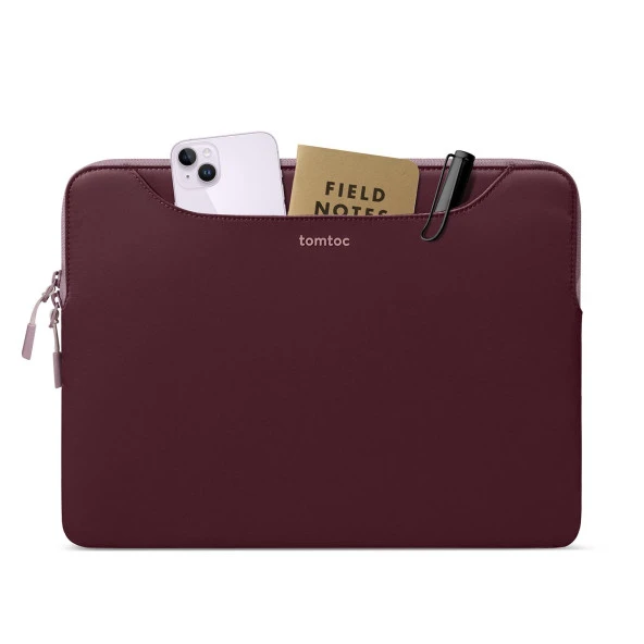 Tomtoc A21C1P1 - A21D3P1 13.5" Bordo/Pembe TheHer/Light Serisi Notebook El Çantası - Resim 5