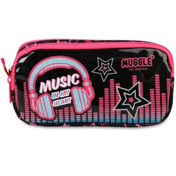 Muggle Kalem Çantası Music Siyah Mu-7181 ürün görseli