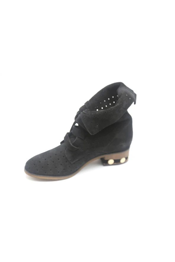 Sherens 8008 Kadın Süet Bot - Resim 8