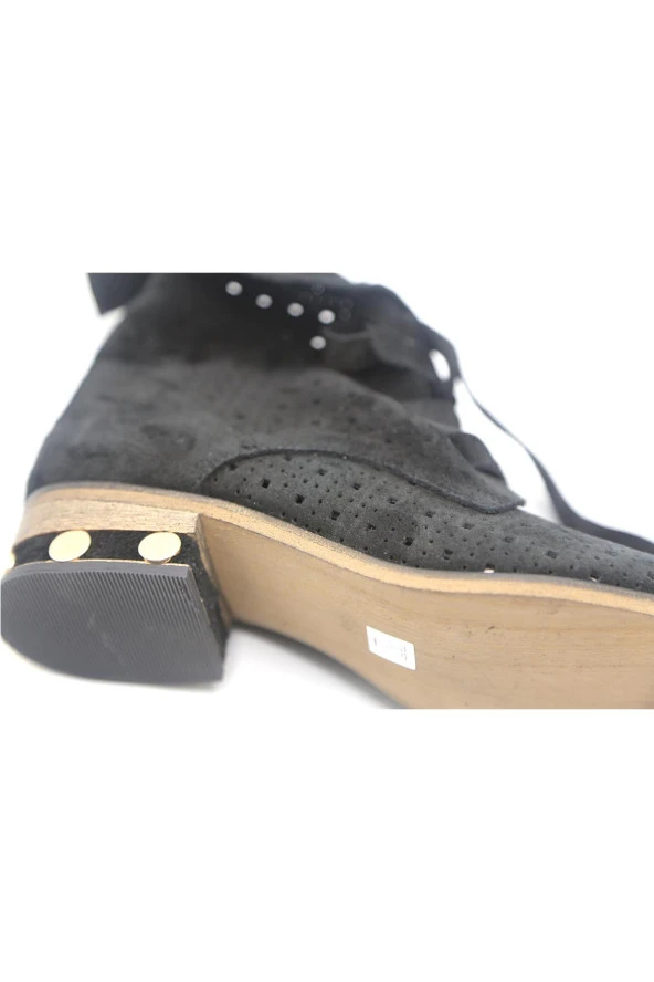 Sherens 8008 Kadın Süet Bot - Resim 10