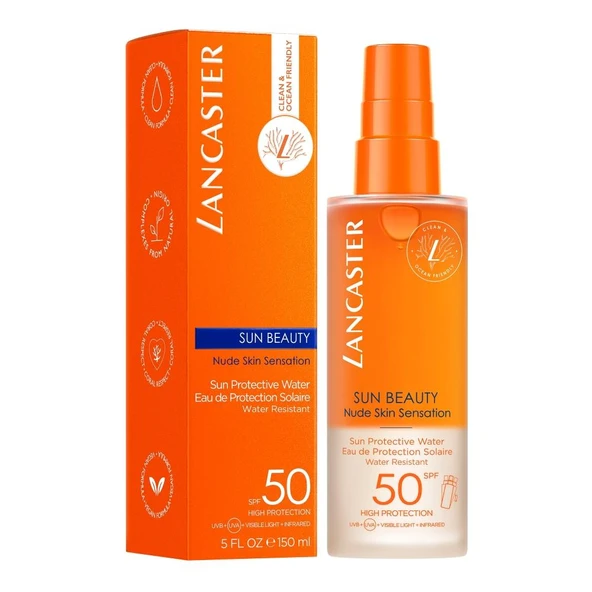 Lancaster Sun Beauty Sun Protective Water SPF50 150 ml Güneş Koruyucu - 3