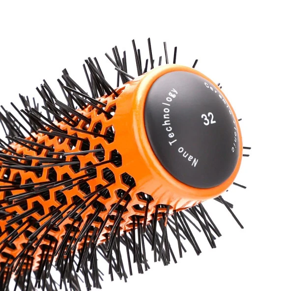 Valkyrie 32mm Nano Teknoloji Seramik + İyonik Termal Fön Saç Fırçası Salon Tipi Profesyonel - 7