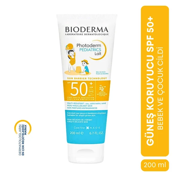 Bioderma Photoderm Pediatrics Lait SPF50+ 200 ml ürün görseli