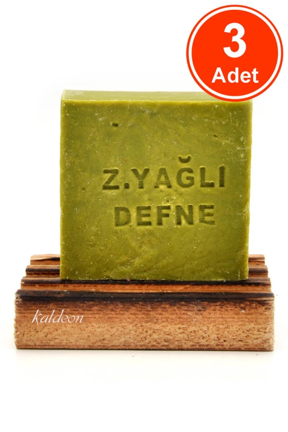 Zeytinyağlı Defne Sabunu El Yapımı Doğal 120 G x 3 Adet