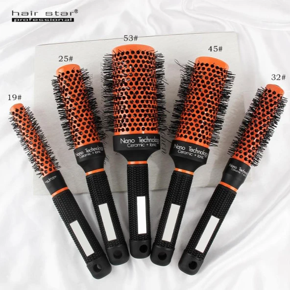 Valkyrie 53mm Nano Teknoloji Seramik + İyonik Termal Fön Saç Fırçası Salon Tipi Profesyonel - 6