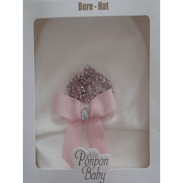 Pelite Ponpon Baby Ponpon Kral Taçlı Şapka Seti Kız Çocuklar - 4