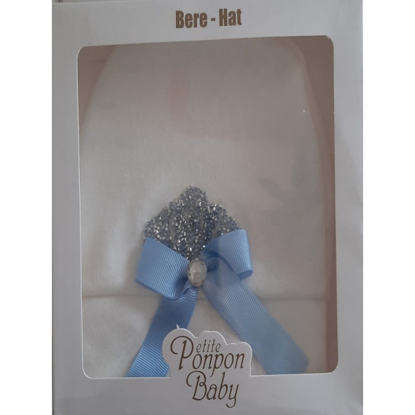 Pelite Ponpon Baby Ponpon Kral Taçlı Şapka Seti Kız Çocuklar - 6