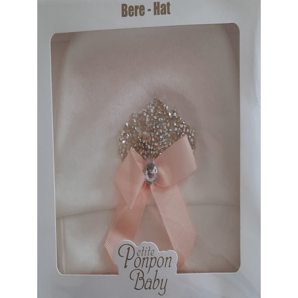 Pelite Ponpon Baby Ponpon Kral Taçlı Şapka Seti Kız Çocuklar - 7
