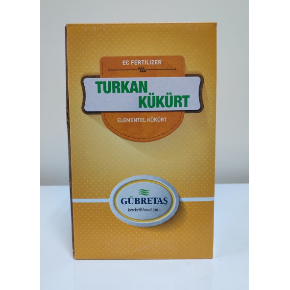 Gübretaş Turkan Kükürt 1kg Orijinal Ürün Hologramlı Paket