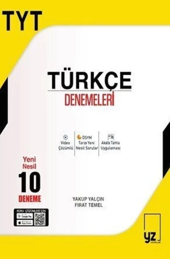 YZ Yayınları TYT Türkçe 10 Deneme